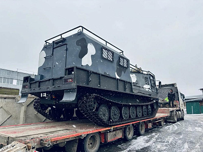 Отгрузили заказчику ТГВ-7 со съемным пассажирским модулем